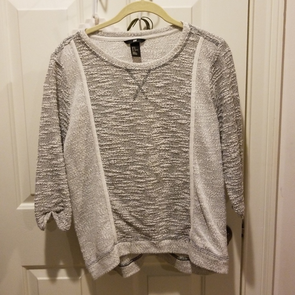 H&M Sweater - Light Gray - Size Medium
